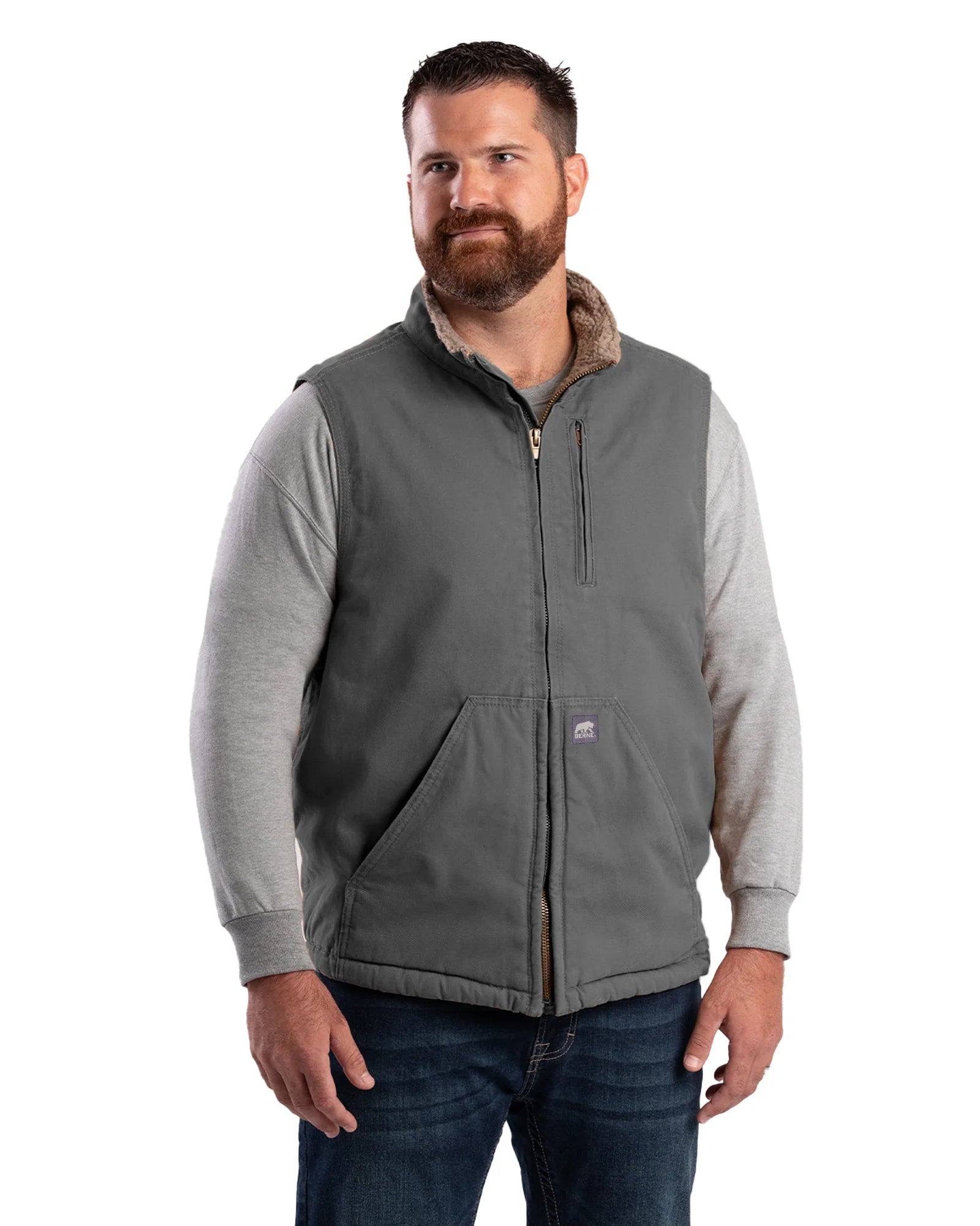 Duck 100% Cotton Sherpa Lined Vest