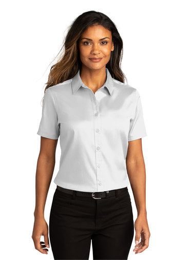 Women's Short Sleeve Button Up
