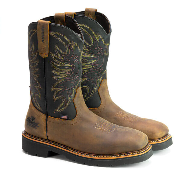 SQUARE TOE WELLINGTON – 11″ SAFETY TOE