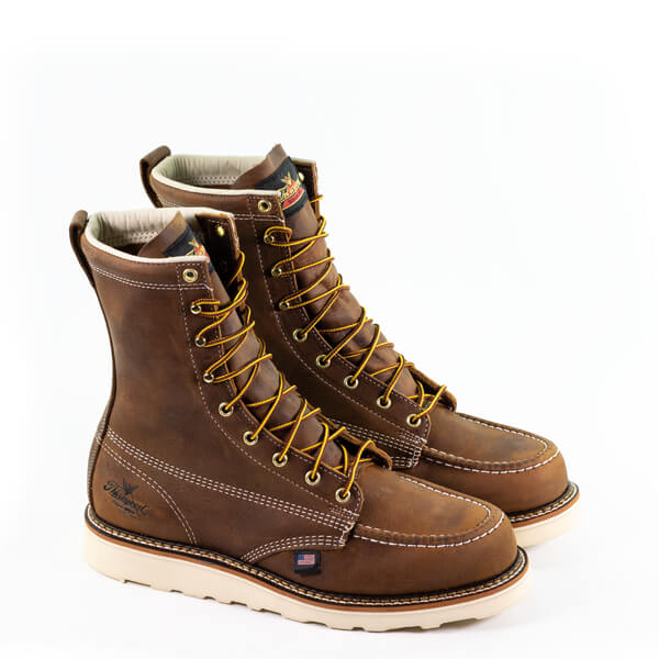 8″ TRAIL CRAZY HORSE MOC TOE Non Safety