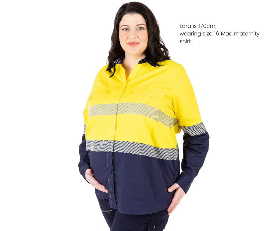 Maternity Hi Vis Work Shirt