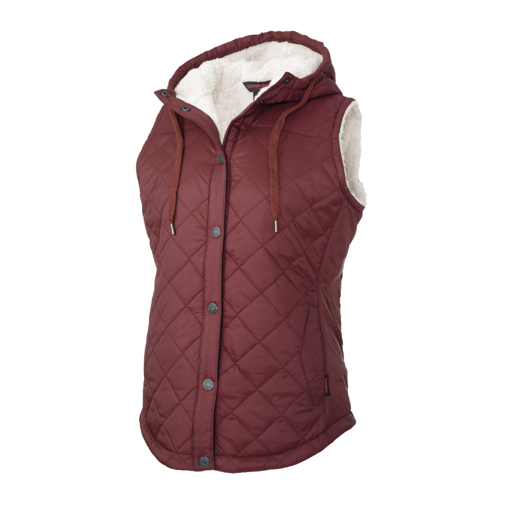 Women’s Quilted Sherpa Lined Vest