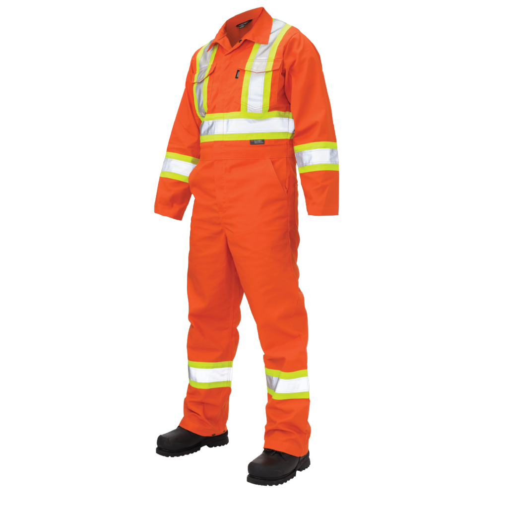 Twill Unlined Safety Coverall