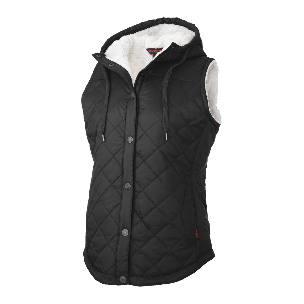 Women’s Quilted Sherpa Lined Vest