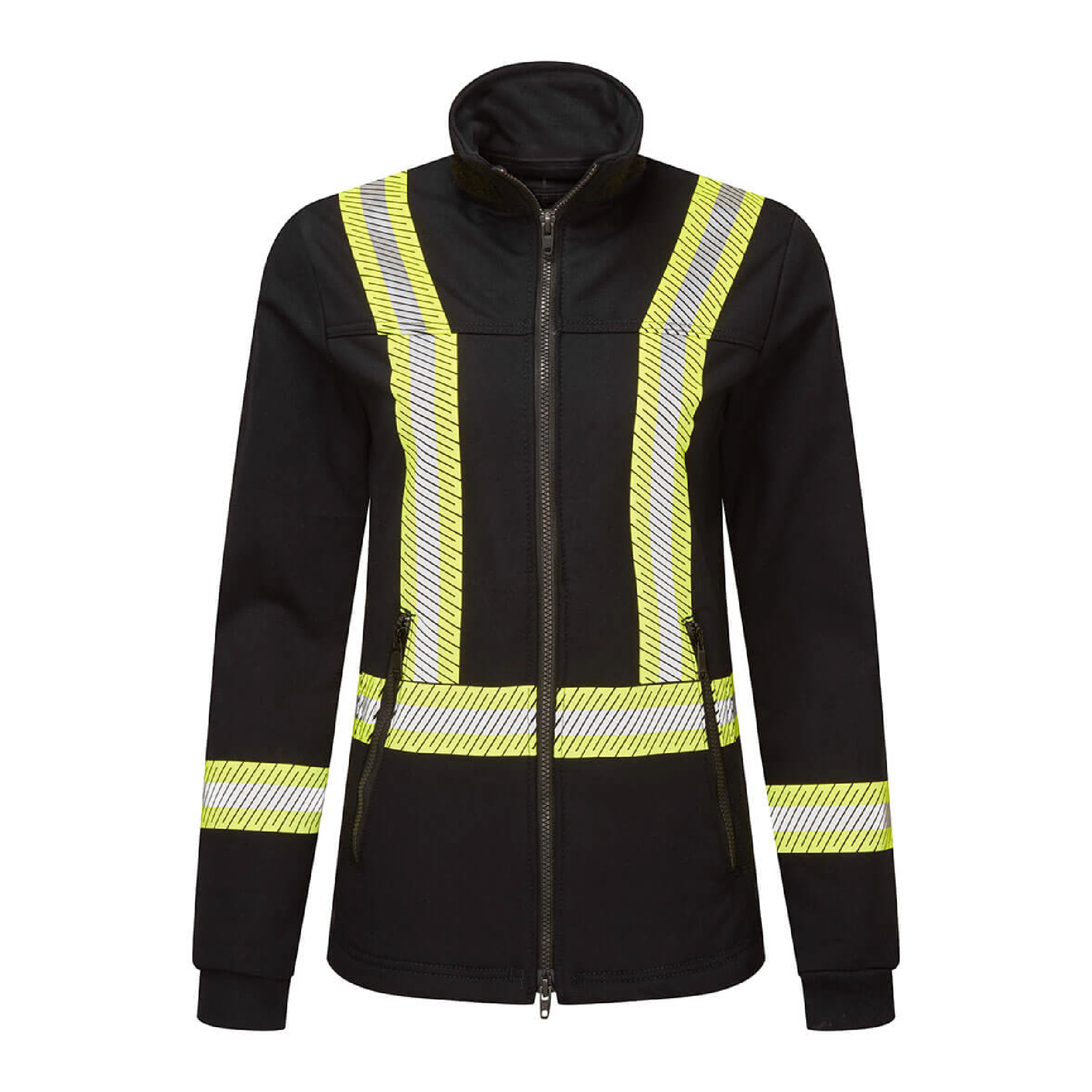 Women's FR High Visibility Zip Up Fleece