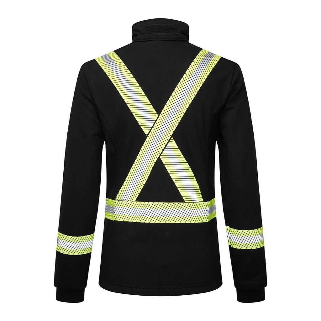Women's FR High Visibility Zip Up Fleece