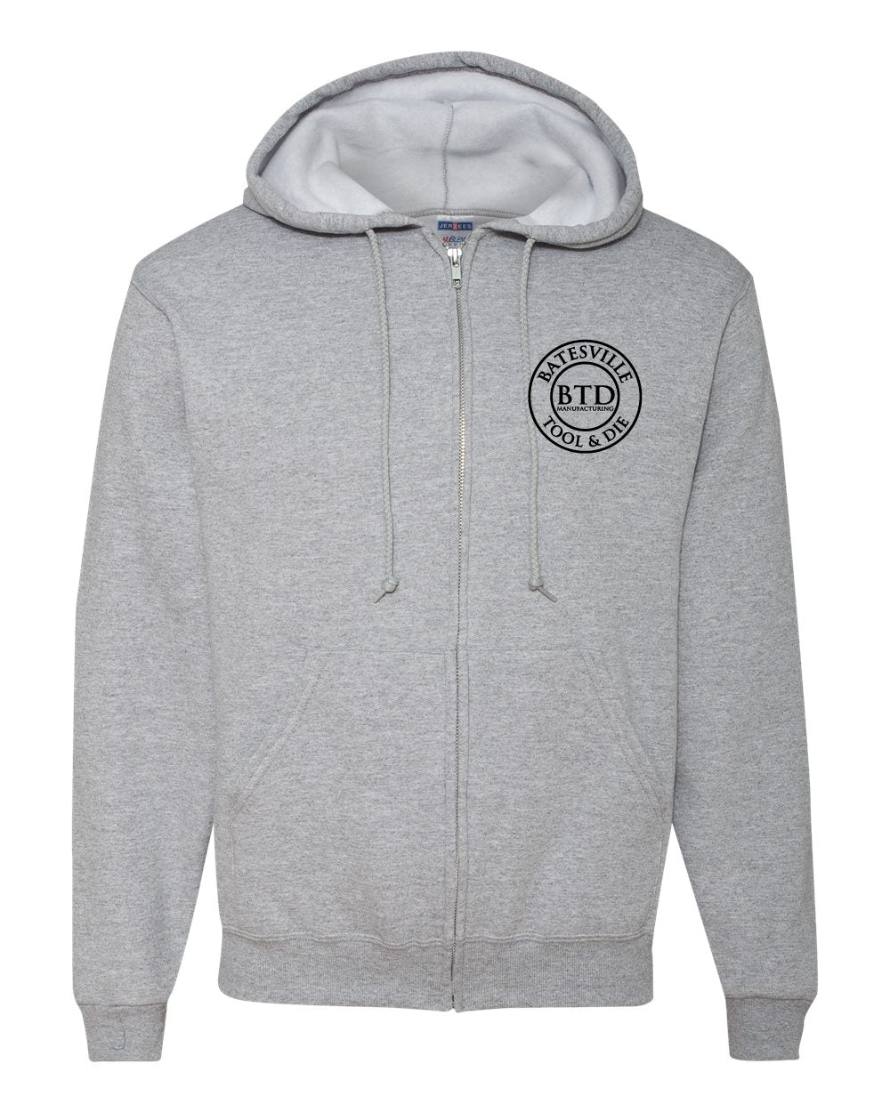 Unisex Full Zip Hooded Sweatshirt