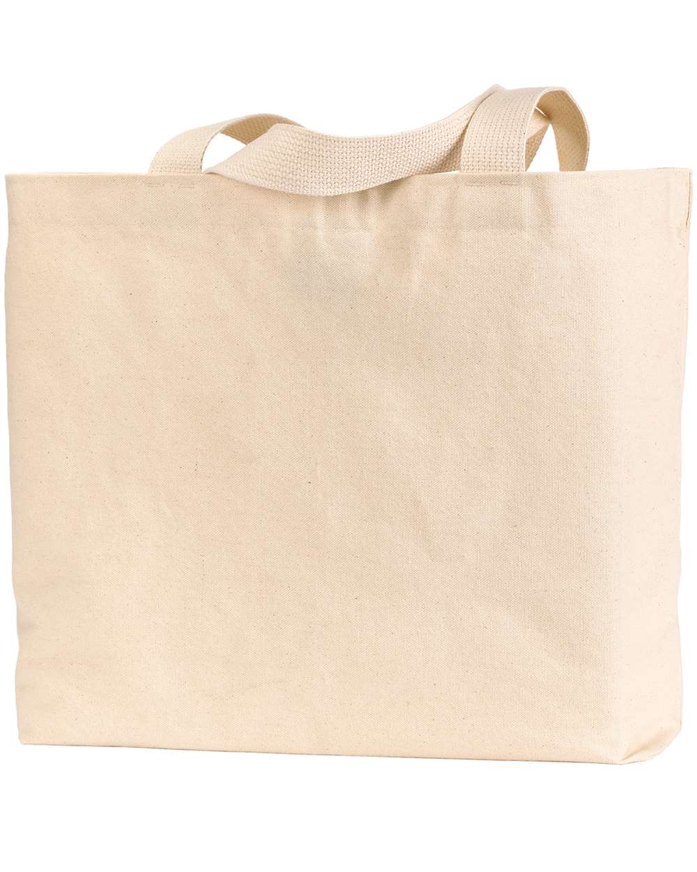 Bayside USA Made Cotton Canvas Jumbo Tote Bag