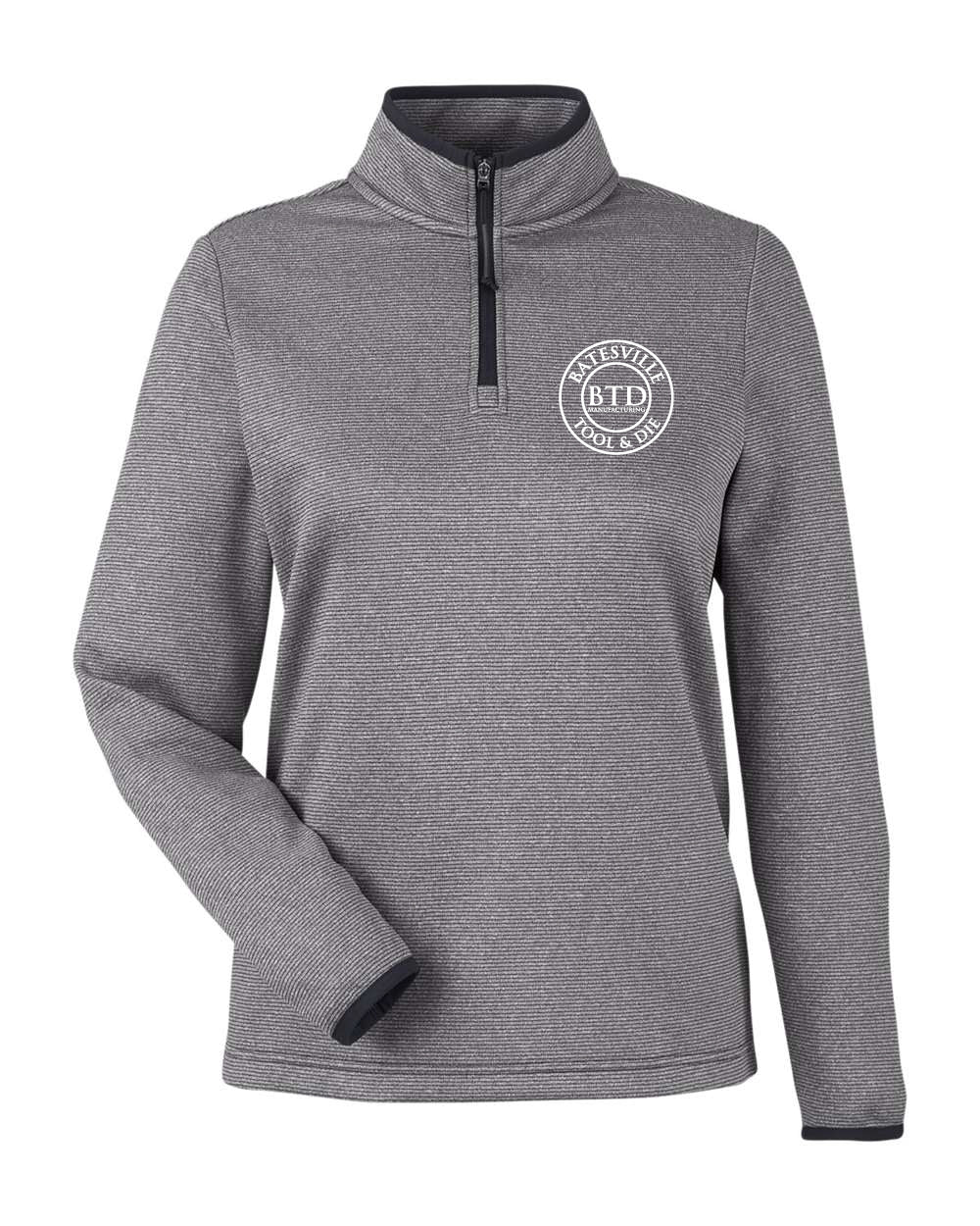 Women's Heathered Quarter Zip Pullover
