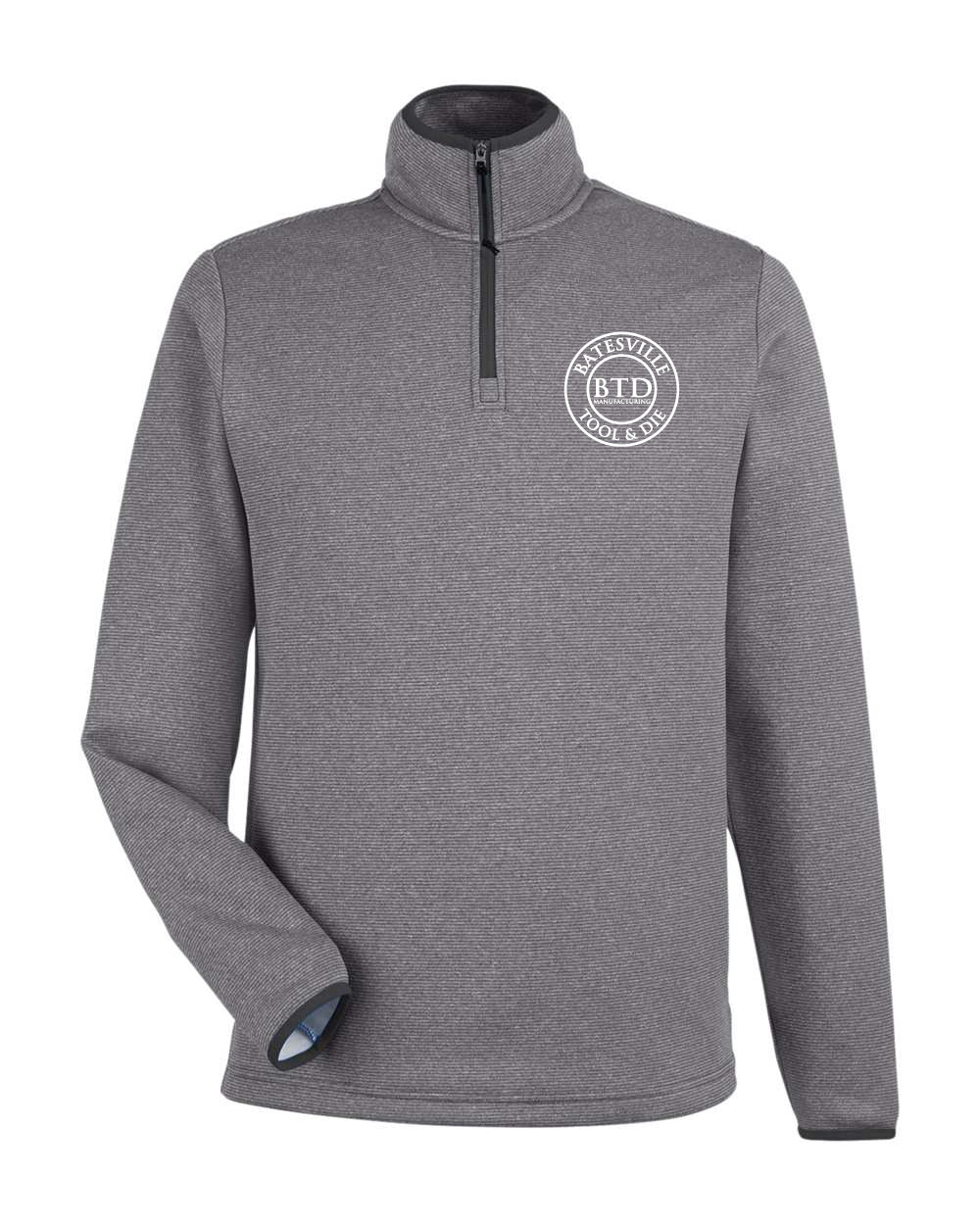 Men's Heathered Quarter Zip Pullover