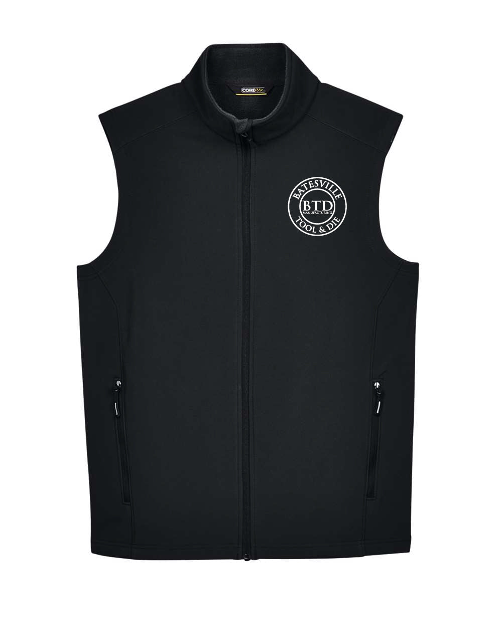 Men's Two Layer Fleece Soft Shell Vest