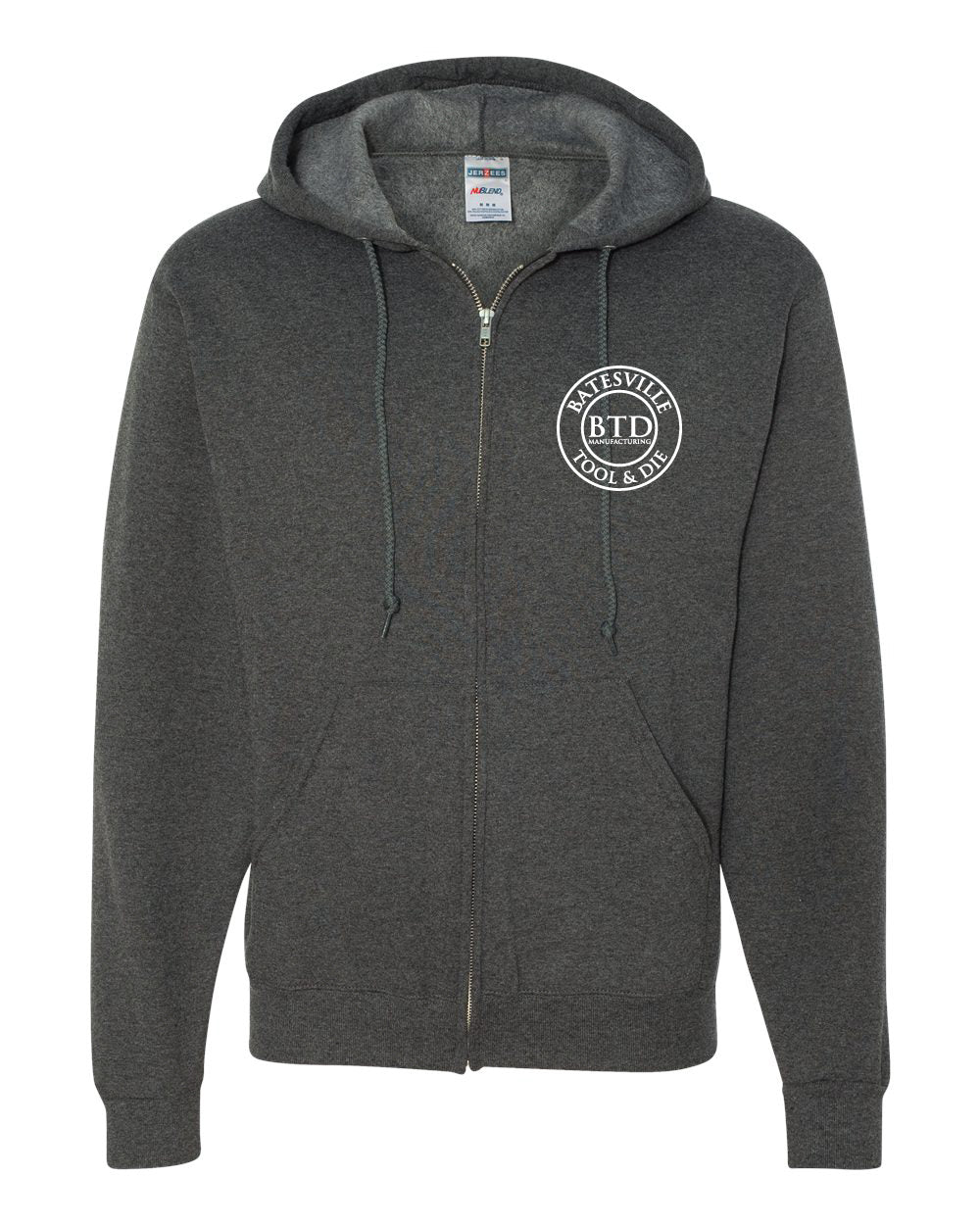 Unisex Full Zip Hooded Sweatshirt