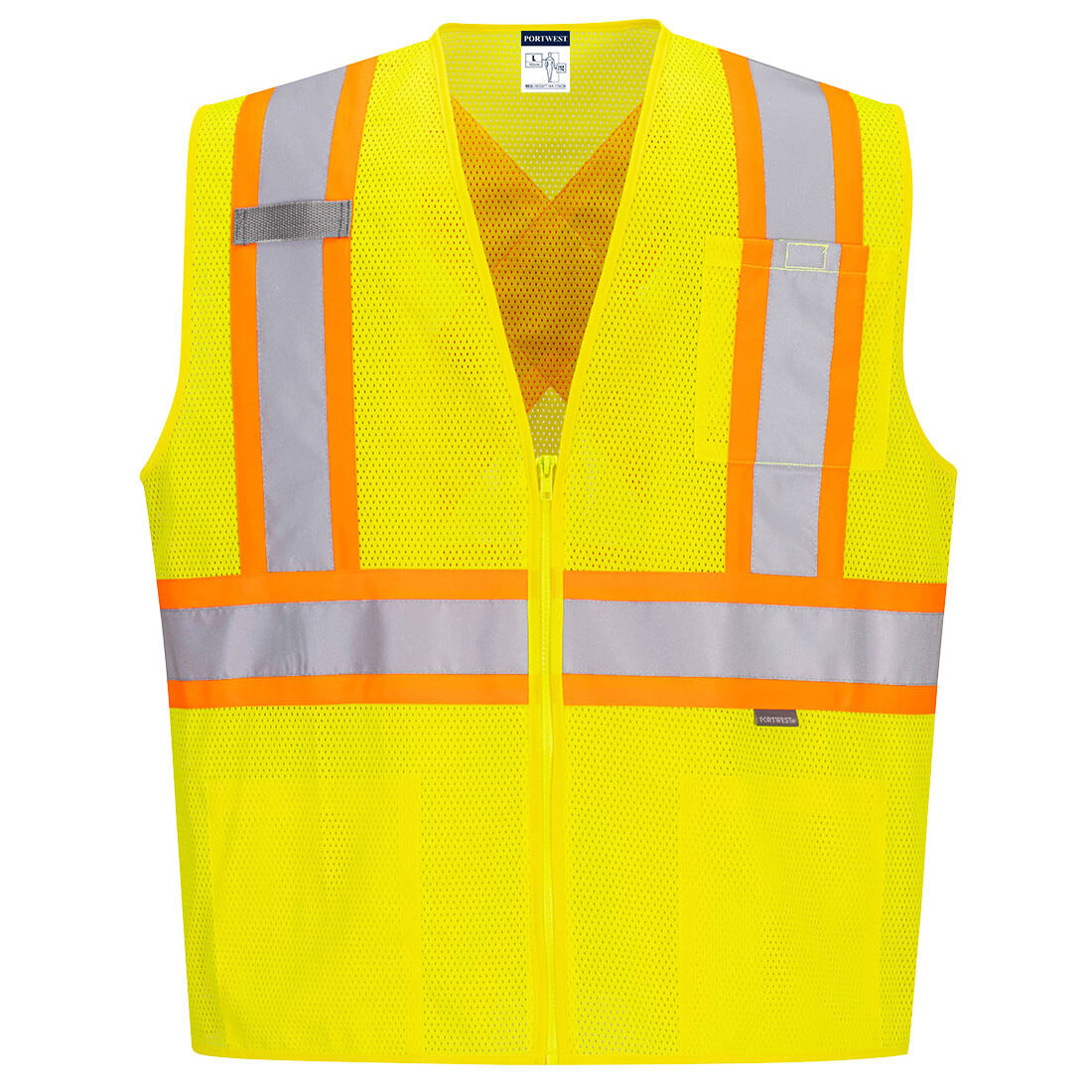 X-Back Contrast Tape Vest