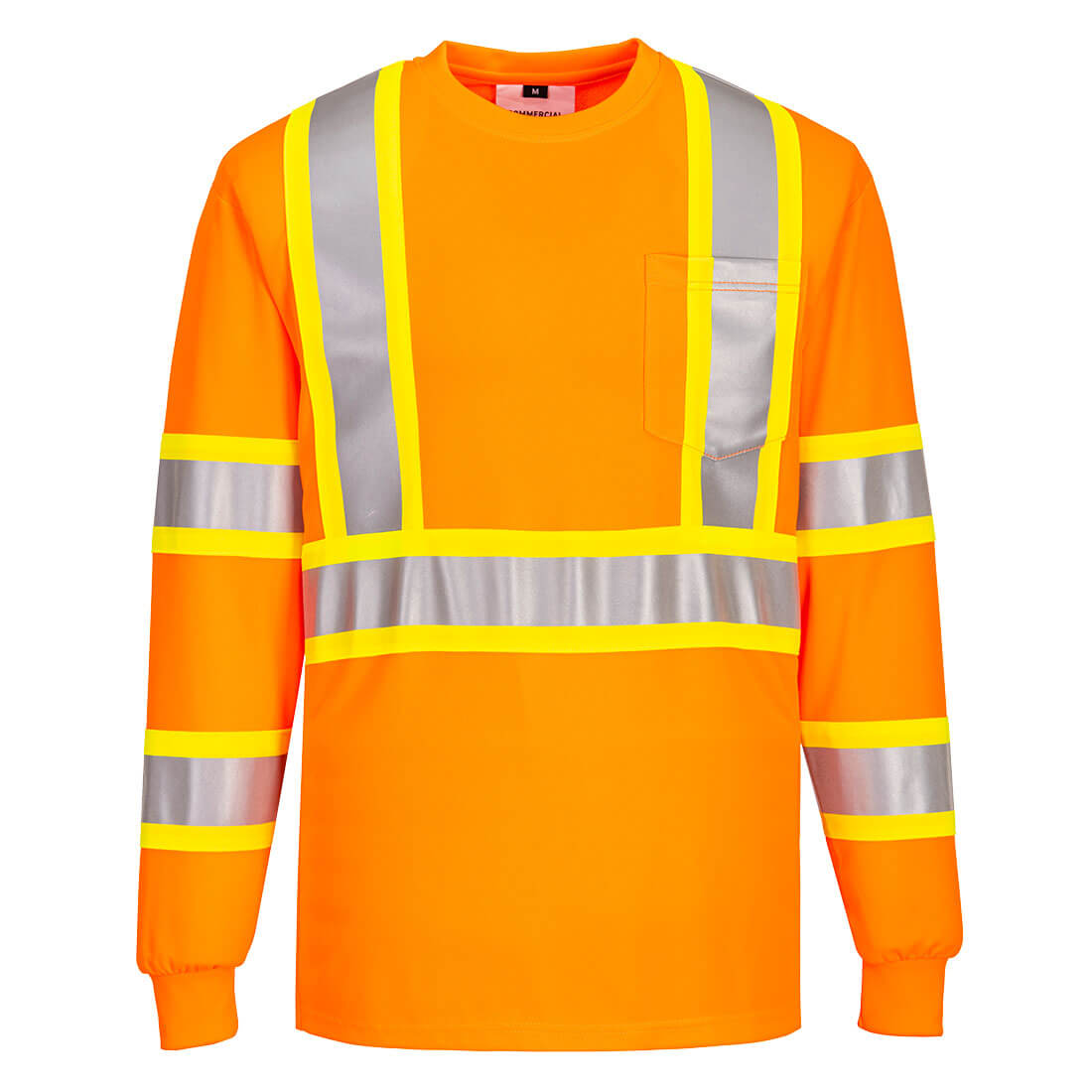 Hi-Vis X Back Contrast Tape T-Shirt