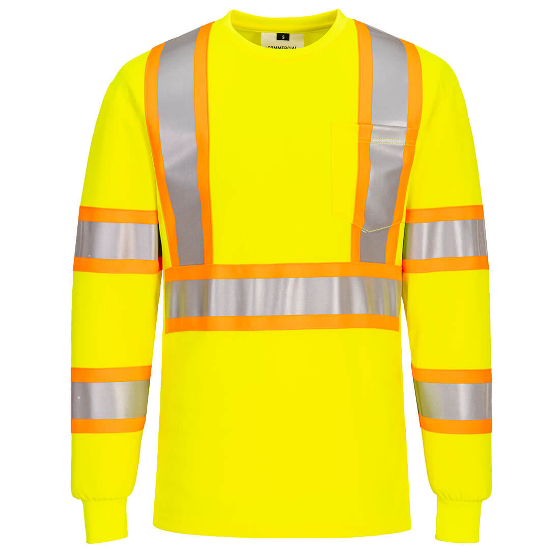 Hi-Vis X Back Contrast Tape T-Shirt