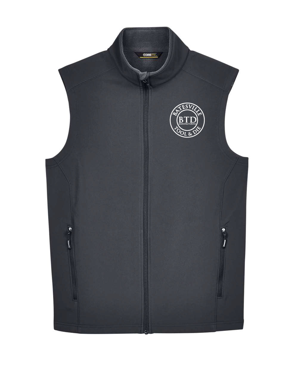 Men's Two Layer Fleece Soft Shell Vest
