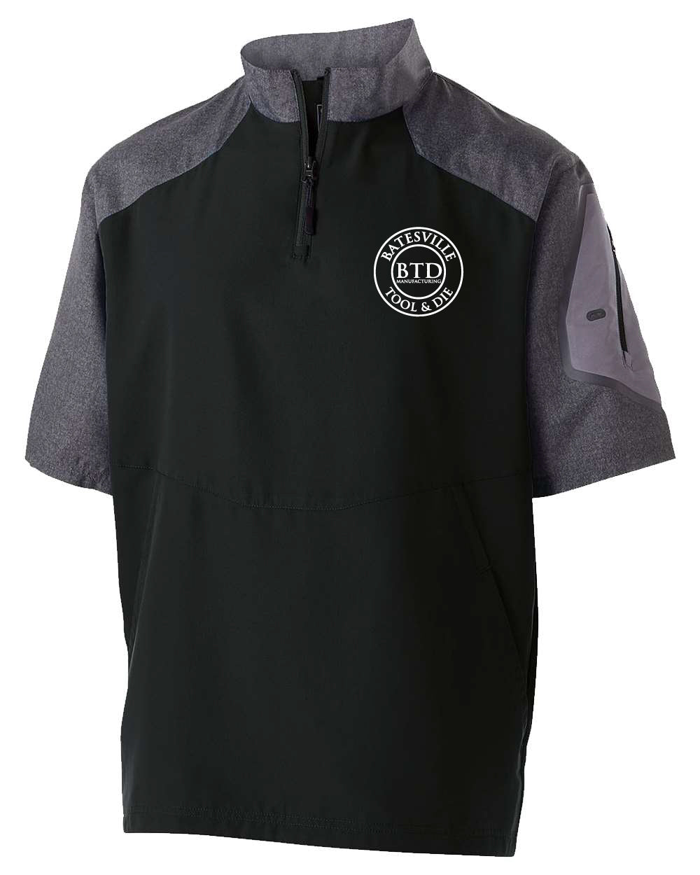 Unisex Holloway Raider Short Sleeve Quarter Zip Pullover