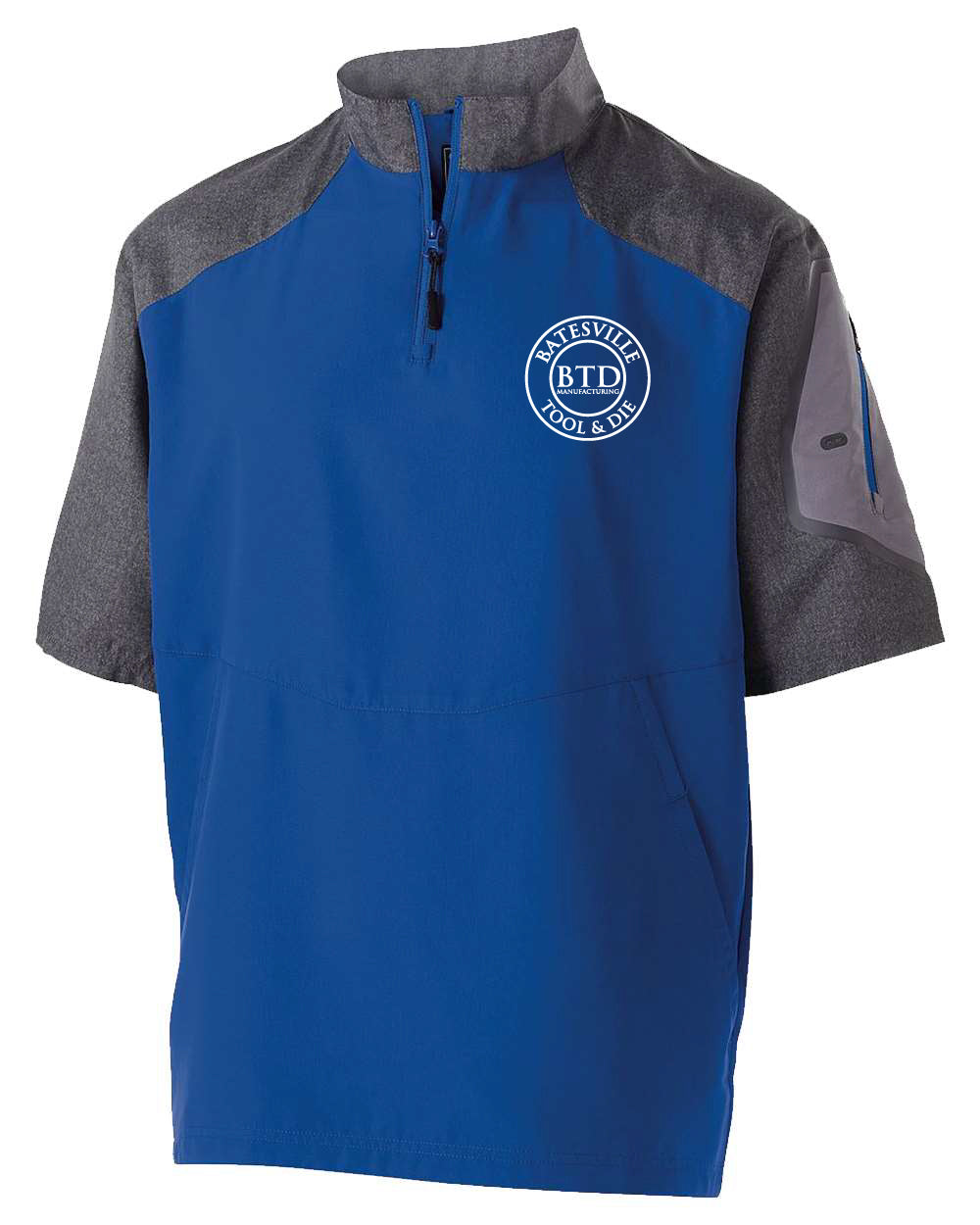 Unisex Holloway Raider Short Sleeve Quarter Zip Pullover