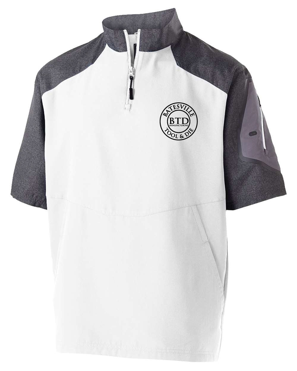 Unisex Holloway Raider Short Sleeve Quarter Zip Pullover