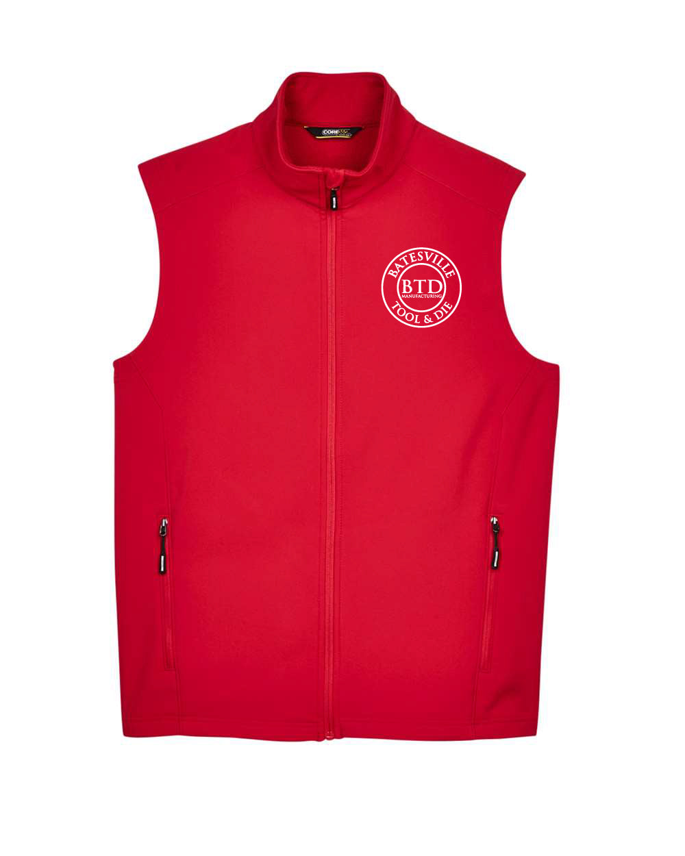 Men's Two Layer Fleece Soft Shell Vest