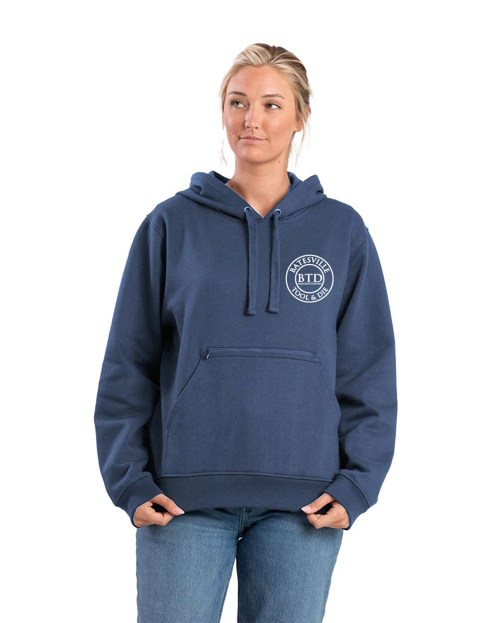 Women's Berne Heritage Zip Pocket Hooded Sweatshirt