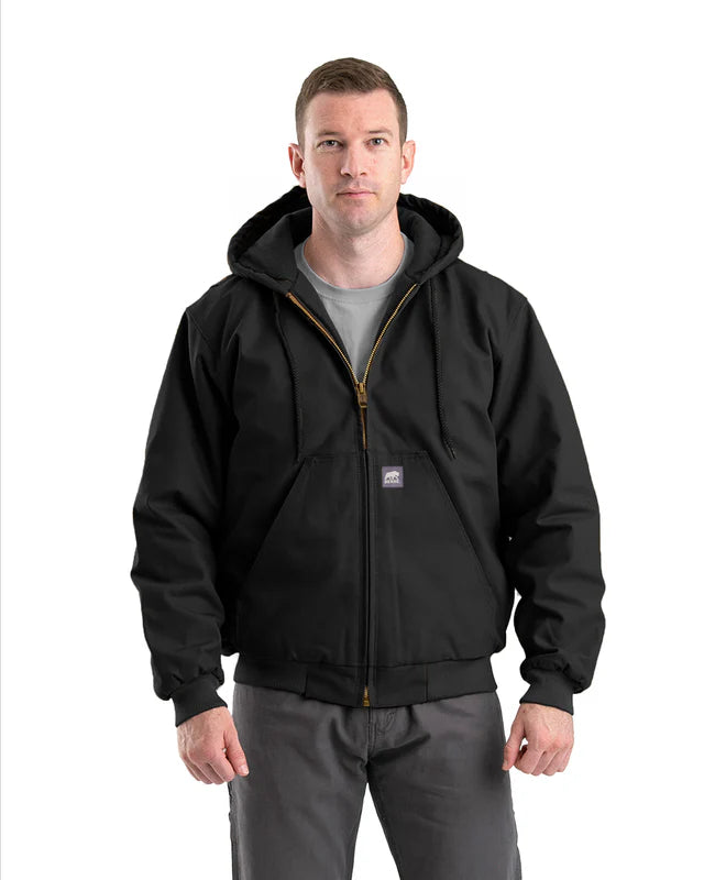 Men's Heritage Duck Hooded Active Work Jacket