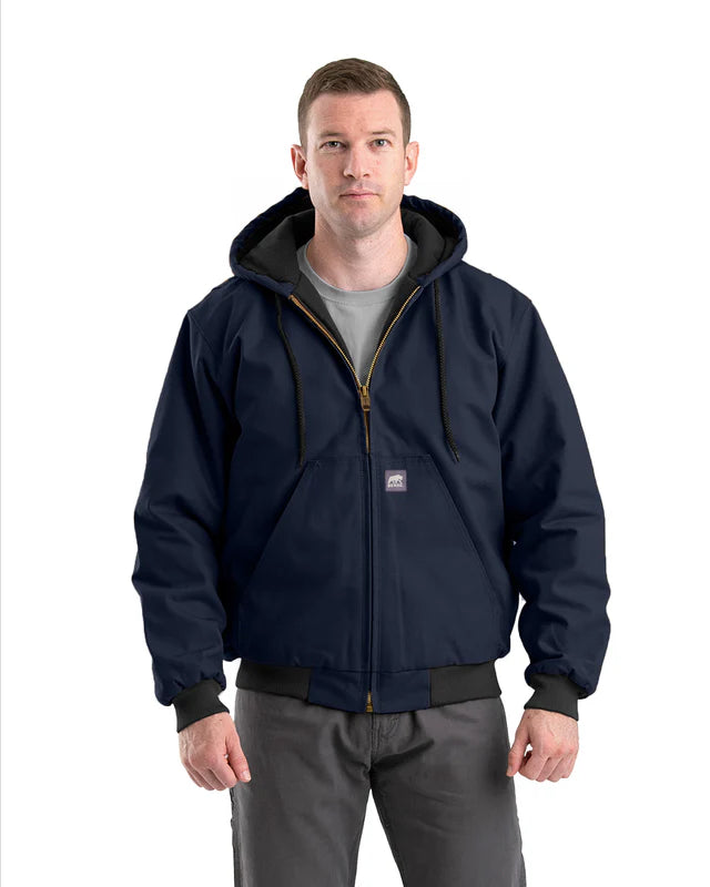Men's Heritage Duck Hooded Active Work Jacket