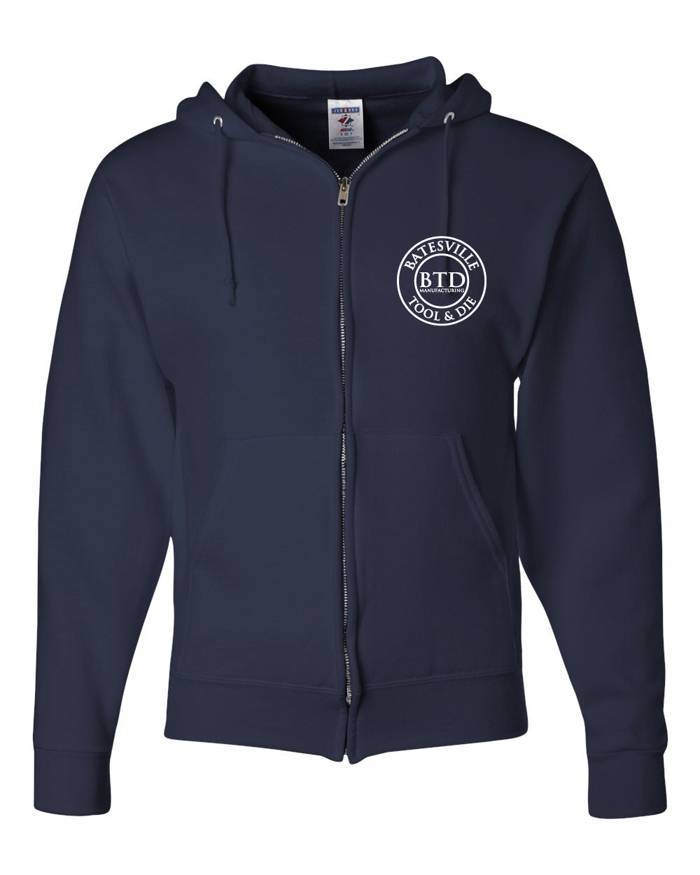 Unisex Full Zip Hooded Sweatshirt