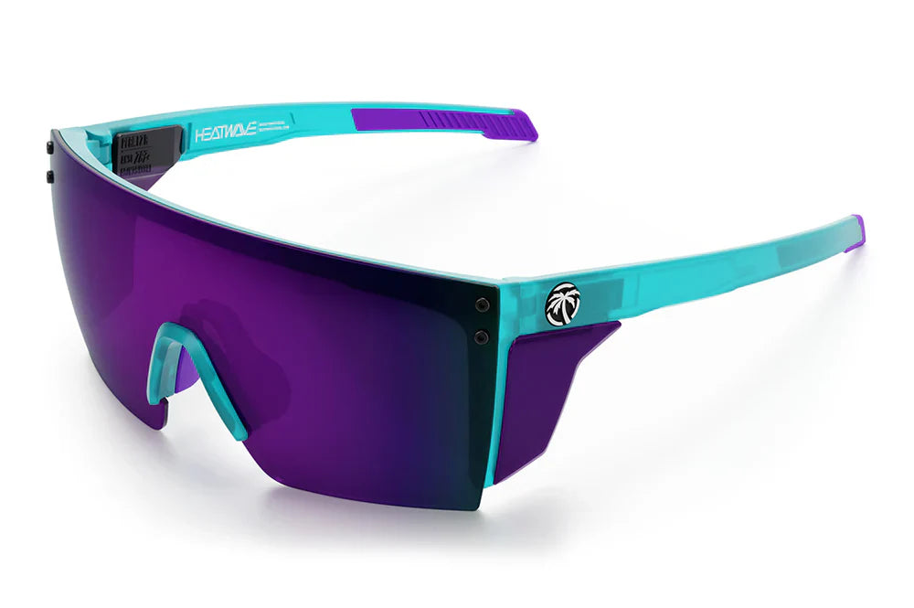 Performance XL Lazer Face Sunglasses: Aqua Frost  Z87+