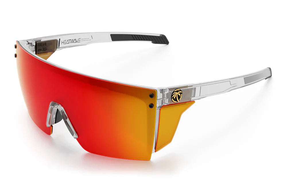 Performance XL Lazer Face Sunglasses: Vapor Clear Frame Sunblast Lens Z87+