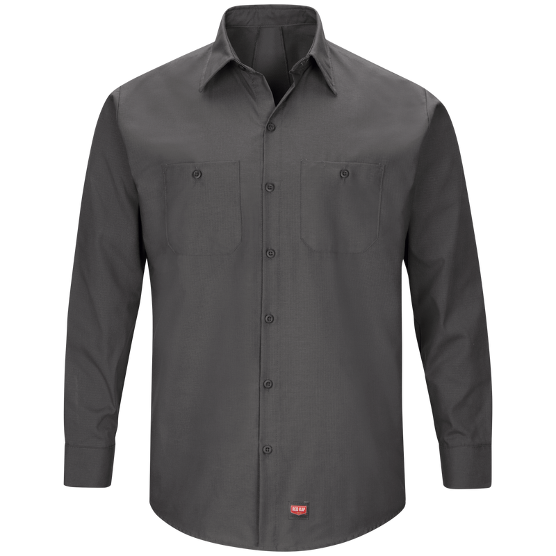 Men's Long Sleeve Button Up W/ Stretch