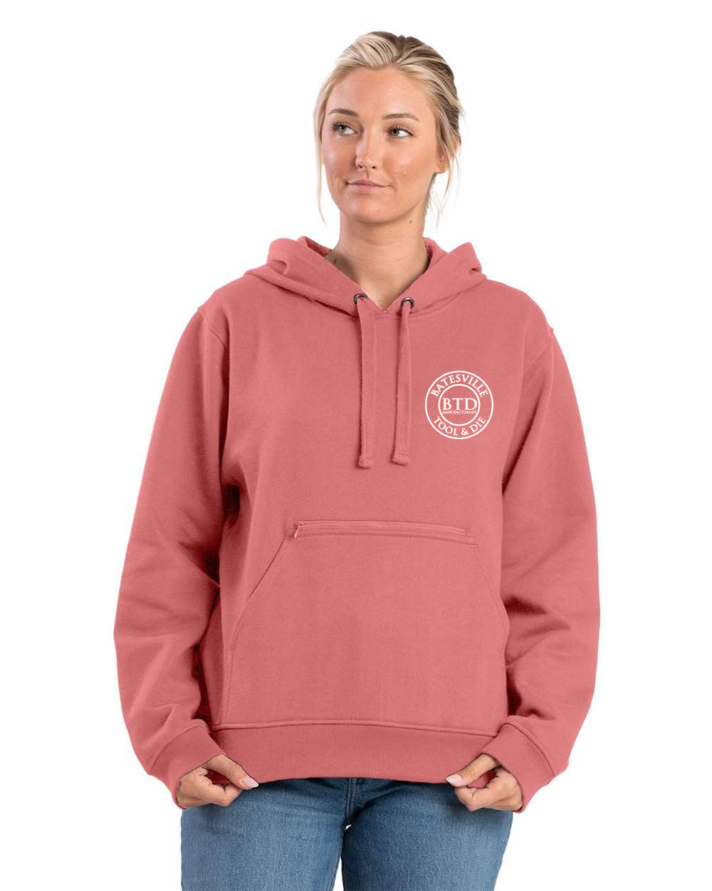 Women's Berne Heritage Zip Pocket Hooded Sweatshirt