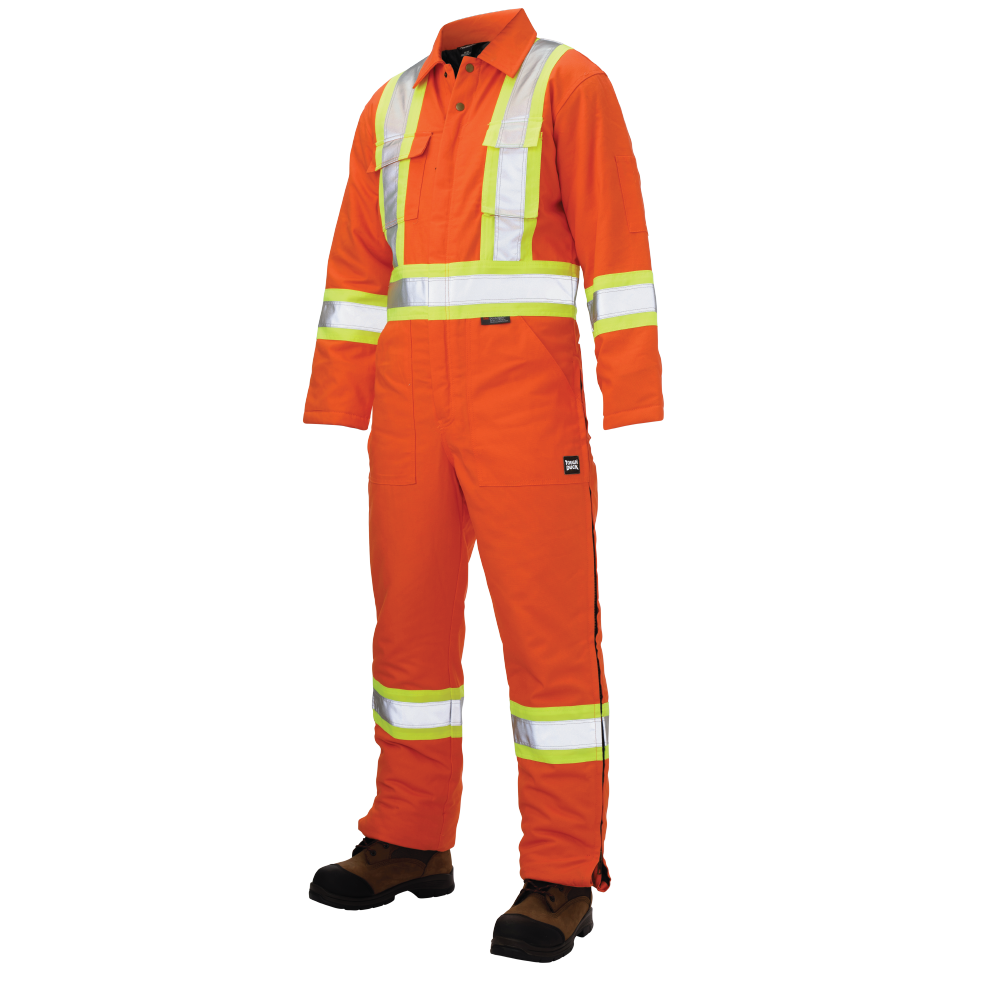 Men's Duck Insulated Safety Coverall