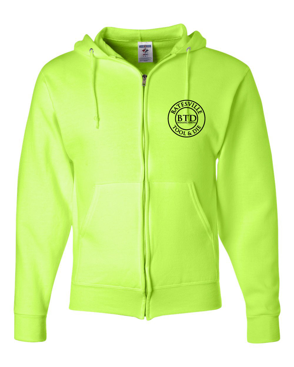 Unisex Full Zip Hooded Sweatshirt