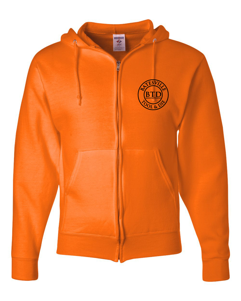 Unisex Full Zip Hooded Sweatshirt
