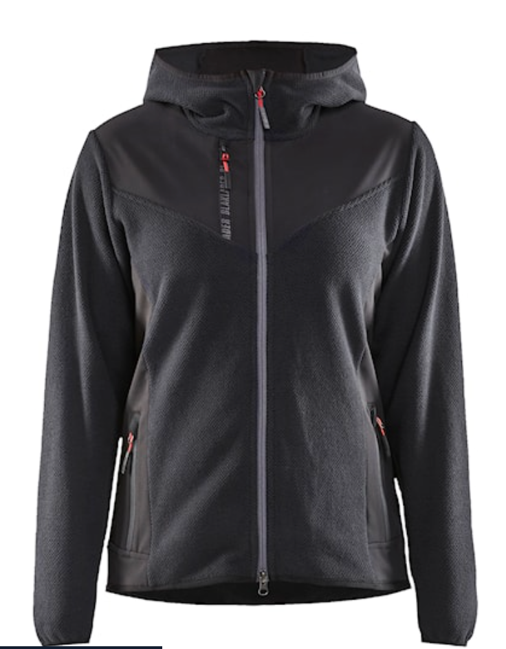Women's Knitted Fleece Zip Up