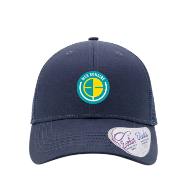 WEB Navy Women's Pony Tail Hat