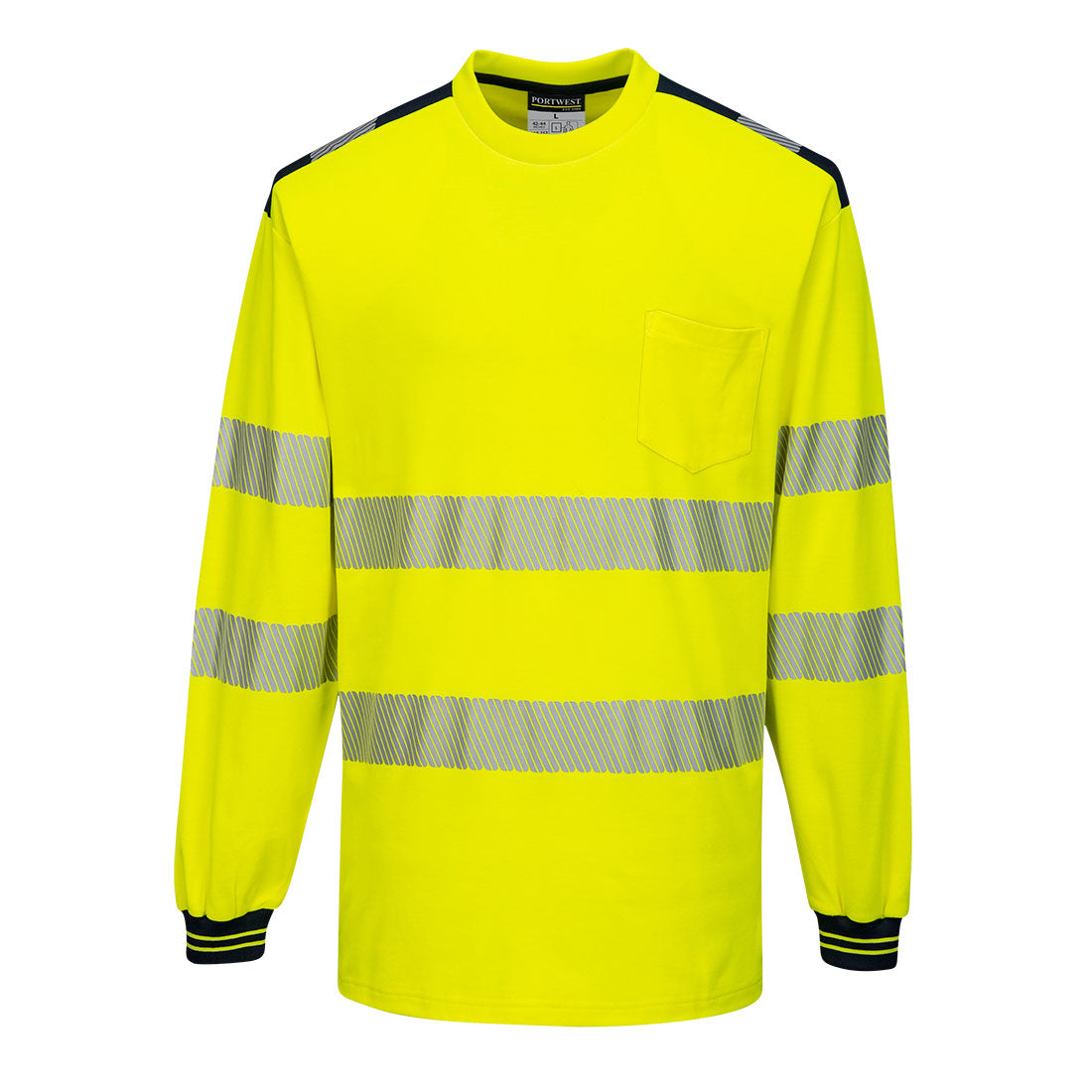 PW3 Hi-Vis Long Sleeve T-Shirt - Classsic Fit
