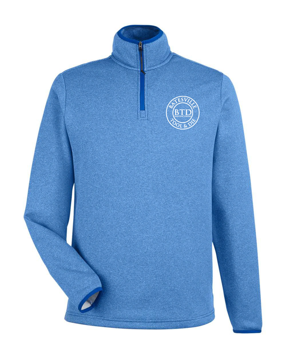 Men's Heathered Quarter Zip Pullover