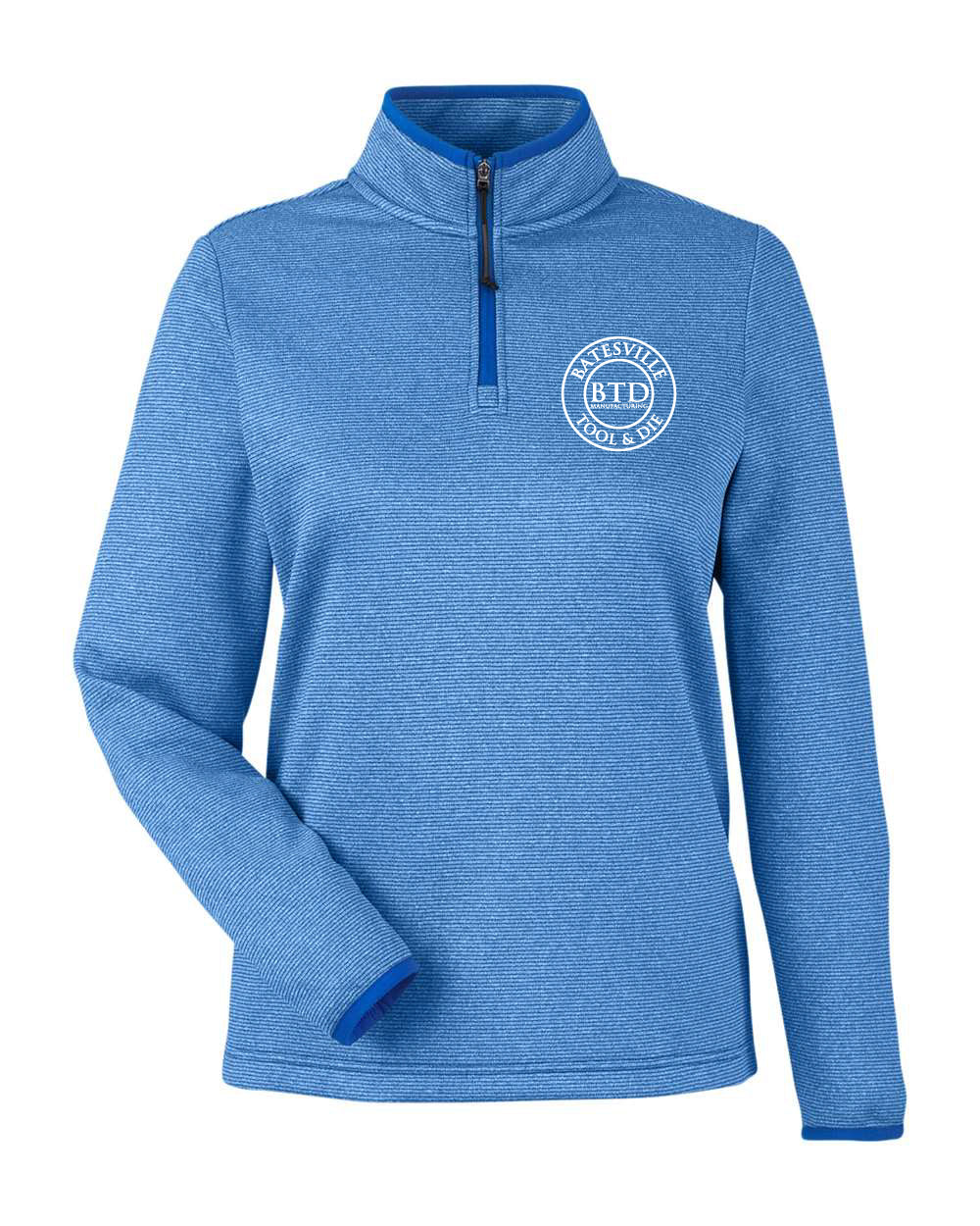 Women's Heathered Quarter Zip Pullover