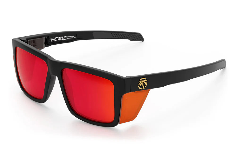 Performance Vise  Z87+ Sunglasses: Black-Firestorm Lens