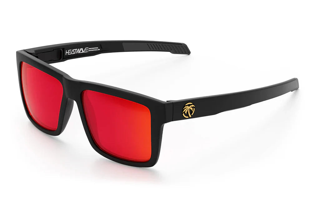 Performance Vise  Z87+ Sunglasses: Black-Firestorm Lens