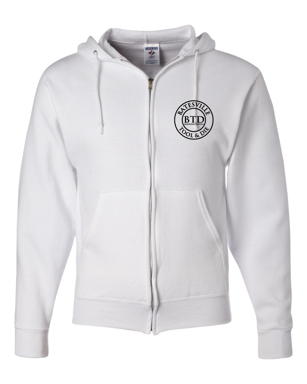 Unisex Full Zip Hooded Sweatshirt