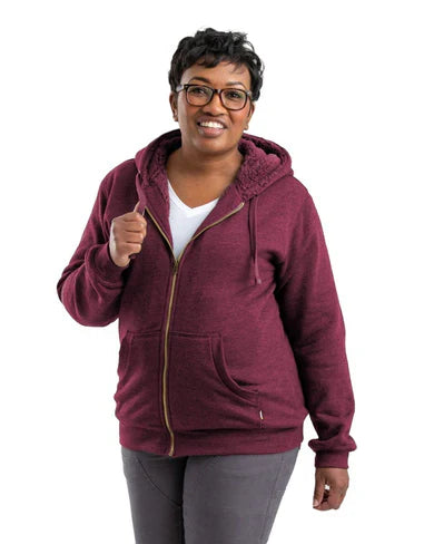 Berne Women's Insulated Full Zip Hooded Sweatshirt